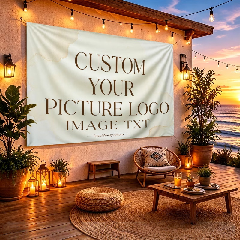 Auto Repair Shop Logo - Флаги-баннеры на заказ, подходящие для персонализированного