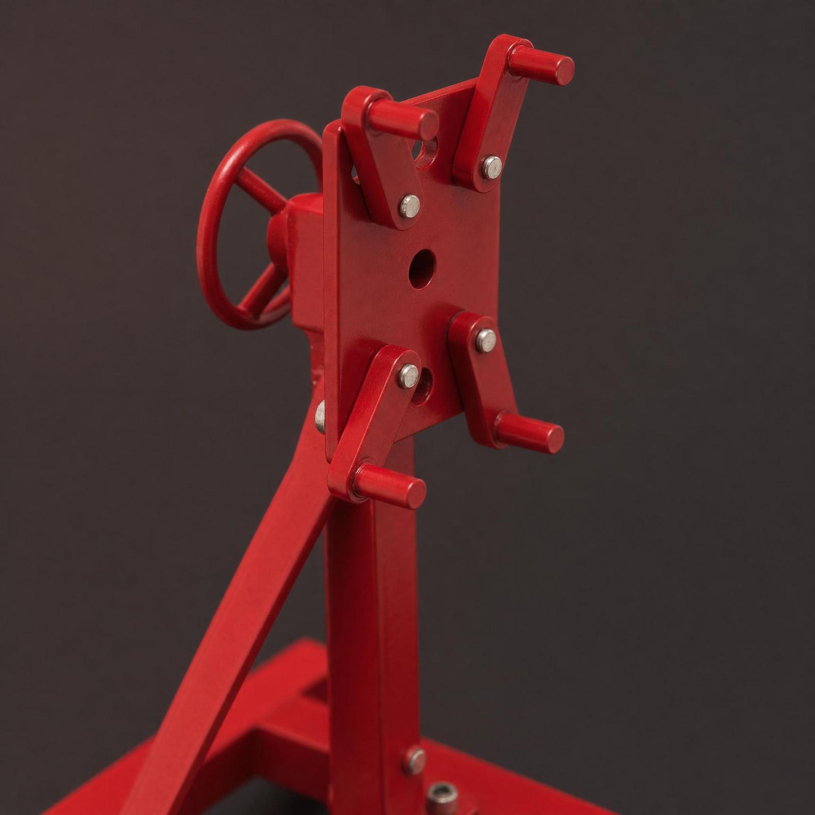 Engine Stand Heavy Duty - Металлическая модель крана с цепным подъемником
