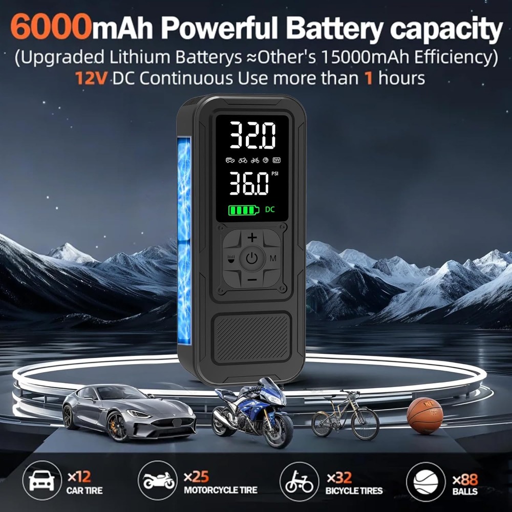 Беспроводной компрессор для на – обзор и цена Air Compressor